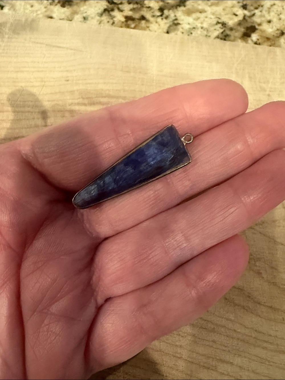 Authentic Sodalite Healing Stone Pendant